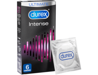Durex Intense Ultimate Condoms, Προφυλακτικά με Διεγερτική Υφή, 6τμχ