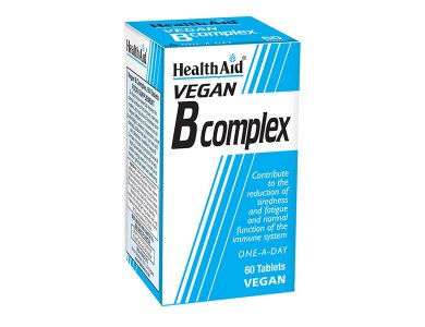 Health Aid Vegan B-Complex, 60tabs