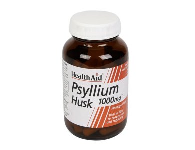 Health Aid Psyllium Husk 1000mg, Συμπλήρωμα Διατροφής Με Ψύλλιο Πλούσιο Σε Φυτικές Ίνες Για Την Ομαλή Λειτουργία Του Εντέρου, 60caps