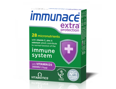 Vitabiotics Immunace Extra Protection, Ενίσχυση Ανοσοποιητικού Συστήματος, 30tabs