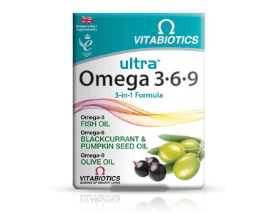 Vitabiotics Ultra® Omega 3-6-9 Ωμέγα 3-6-9, 60caps