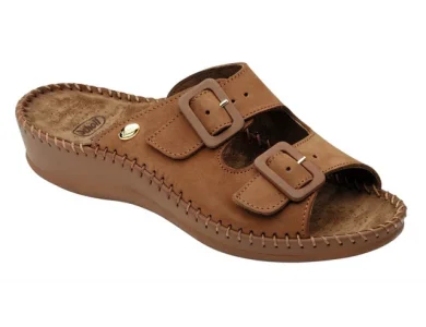 Scholl Weekend Brown, Ανατομική Παντόφλα, No37