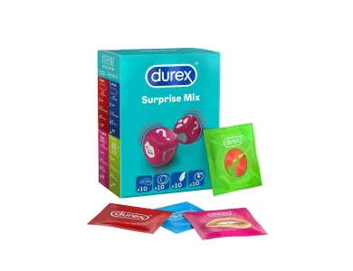 Durex Surprise Me Variety Box, Ποικιλία Προφυλακτικών, 40τμχ