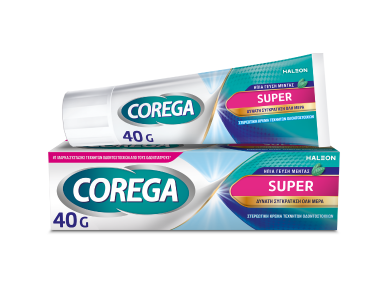 Corega Super Στερεωτική Κρέμα για Τεχνητή Οδοντοστοιχία, 40gr