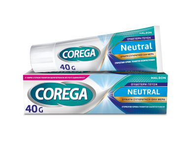 Corega Neutral Στερεωτική Κρέμα Οδοντοστοιχιών 40G