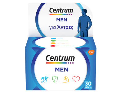 Centrum Men Συμπλήρωμα Διατροφής Για Τον Άνδρα 30tabs