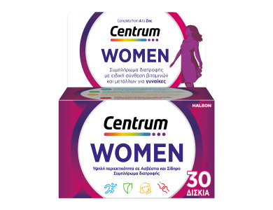 Centrum Women Πολυβιταμίνη Με Ειδική Σύνθεση Για Τις Ανάγκες Της Γυναίκας, 30tabs