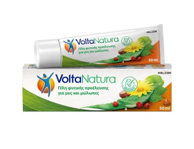 VoltaNatura Γέλη Φυτικής Προέλευσης για Μυς & Μώλωπες, 50ml