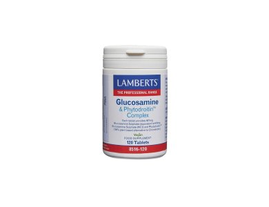 Lamberts Glucosamine & Phytodroitin Complex, Συμπλήρωμα διατροφής για τις αρθρώσεις, 120tabs