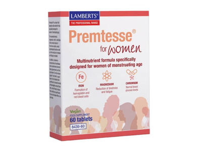 Lamberts Premtesse Πολυβιταμίνες για Γυναίκες στην Αναπαραγωγική Ηλικία με Προεμμηνορυσιακό Σύνδρομο PMS 60 Ταμπλέτες