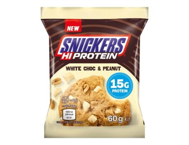 Grenade Snickers Μπισκότο Υψηλής Πρωτεΐνης White Chocolate & Peanut, 60gr