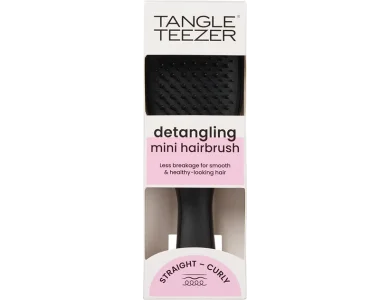 Tangle Teezer The Ultimate Detangler Mini Black, Βούρτσα Μαλλιών για Βρεγμένα & Στεγνά Μαλλιά, 1τμχ