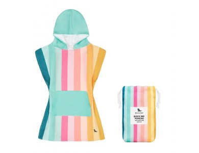 Dock & Bay Παιδικό πόντσο Quickdry Coastal Candy, Microfiber, για 3-5 ετών