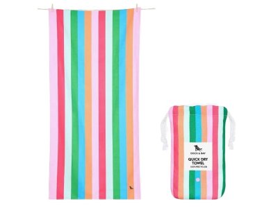 Dock & Bay: Πετσέτα θαλάσσης Quickdry Tutti Frutti Microfiber (Μικροϊνες) XL (200x90εκ.)