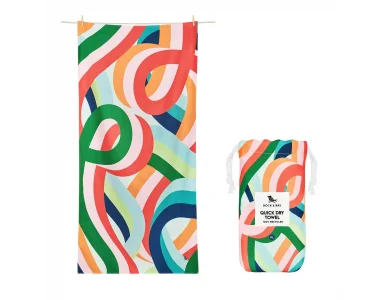Dock & Bay Πετσέτα θαλάσσης Quickdry Fruit Loops, Μικροϊνες No.XL 200x90εκ.