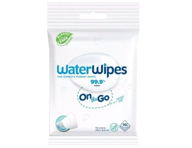 WaterWipes On the Go Υγρά Μαντηλάκια, 10τμχ