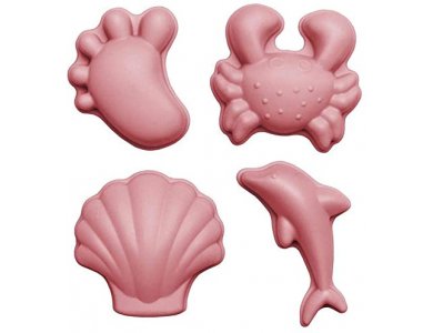 Scrunch Moulds, Kαλούπια Σιλικόνης, Pastel Pink, 4τμχ
