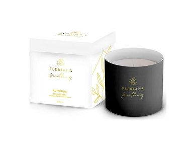 Power Health Fleriana Aroma Euphoria Natural Candle Φυσικό Κερί Χώρου, 235ml