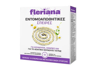 Fleriana Εντομοαπωθητικές Σπείρες, 10τεμ