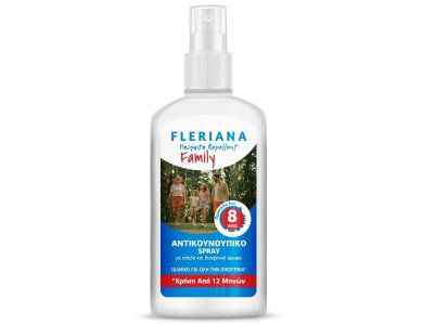Fleriana Mosquito Repellent Family Αντικουνουπικό Σπρέι, 100ml