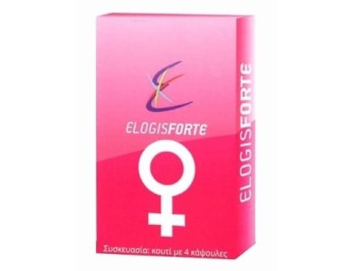 Elogis Forte Pink, Συμπλήρωμα Διατροφής για Ενίσχυση της Σεξουαλικής Επιθυμίας της Γυναίκας, 4caps