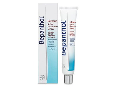 Bepanthol Intensive Κρέμα Προσώπου & Ματιών για Βαθιά & Διαρκή Ενυδάτωση, 50ml