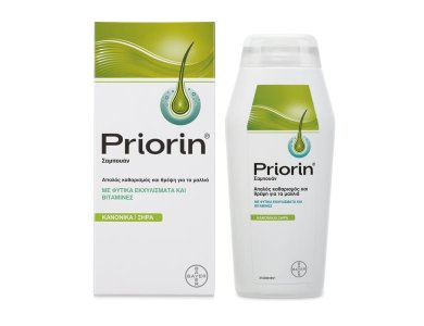 Priorin Shampoo, Σαμπουάν Θρέψης για Κανονικά ή Ξηρά Μαλλιά με Φυτικά Εκχυλίσματα & Προβιταμίνη Β5, 200ml