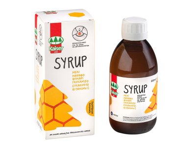 Kaiser Syrup Σιρόπι για το Βήχα με Βότανα, Μέλι & Βιταμίνη C, 200ml