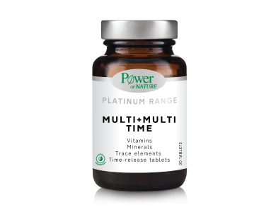 Power Health Classics Platinum Range Multi + Multi Time, Ισχυρή Πολυβιταμίνη, 30 tabs