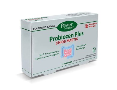 Power Health Platinum Range Probiozen Plus Chios Mastic, Συμπλήρωμα Διατροφής για Καλή Λειτουργία του Γαστρεντερικού Συστήματος, 15caps