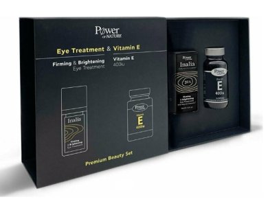 Power Health Inalia Firming & Brightening eye treatment cream Promo Box 15ml/20caps - Κρέμα ματιών λάμψης και αναζωογόνησης