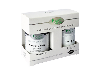 Power of Health Promo Premium Scientific Formula Probiozen, 15Caps & Δώρο D-Vit 3, 2000iu, 20Caps