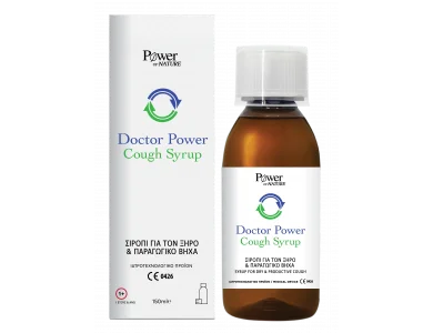 Power Health Doctor Power Cough Syrup, Σιρόπι για την αντιμετώπιση του ξηρού και παραγωγικού βήχα, Κατάλληλο από 1 ετών, 150ml