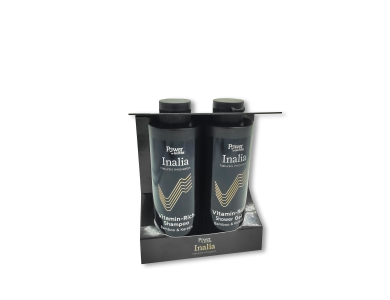 Power Of Natura Set Inalia Vitamin-Rich Σαμπουάν, Αφρόλουτρο με Εκχύλισμα Μπαμπού & Κερατίνης, 2x250ml