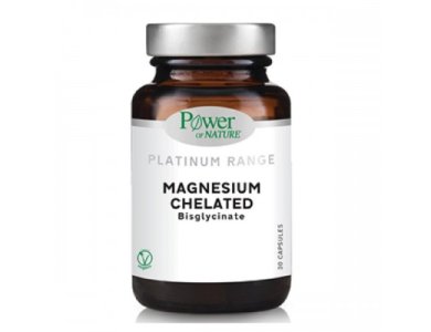 Power Of Nature Platinum Range Magnesium Chelated, 30caps