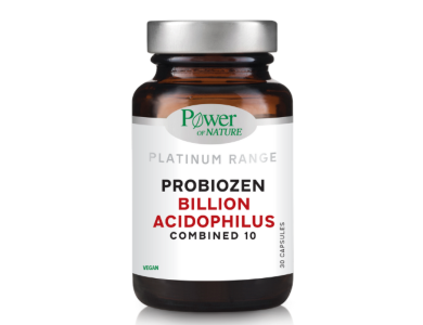 Power of Nature Platinum Range Probiozen Billion Acidophilus Combined 10, Προβιοτικά, 30caps