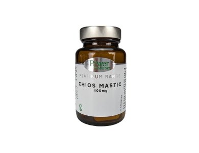 Power of Nature Platinum Range Chios Mastic 400mg, Συμπλήρωμα διατροφής με μαστίχα Χίου, 15caps