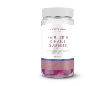 MyProtein My Vitamins Beauty Hair Skin & Nails Blueberry, Ζελεδάκια βιταμινών για νύχια και μαλλιά με γεύση βατόμουρο, 60τμχ