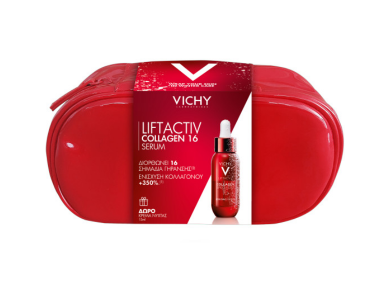 Vichy X-Mas Promo Liftactiv Collagen Specialist 16 Serum Ορός, 30ml & Δώρο Liftactiv Collagen Specialist Night Κρέμα Νύχτας, 15ml & Νεσεσέρ, 1τεμ, 1σετ