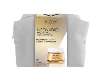 Vichy X-Mas Promo Neovadiol Magistral Κρέμα Ημέρας, 50ml & Δώρο Neovadiol Magistral Night Cream Κρέμα Νύχτας, 15ml & Νεσεσέρ, 1τεμ, 1σετ