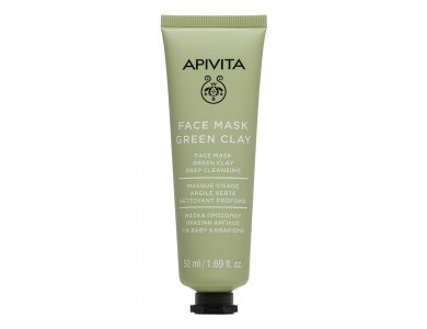Apivita Face Mask Μάσκα για Βαθύ Καθαρισμό με Πράσινη Άργιλο 50ml