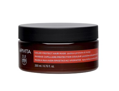 Apivita Color Protect Hair Mask Μάσκα Προστασίας Χρώματος με Πρωτεΐνες Κινόα & Μέλι, 200ml