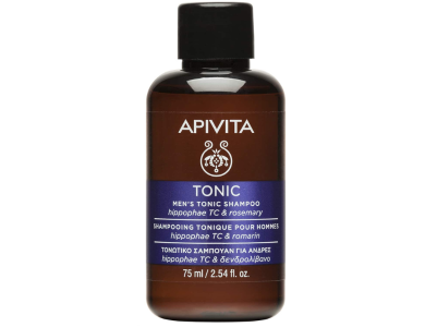 Apivita Mini Shampoo Men's Tonic Τονωτικό Σαμπουάν Κατα της Τριχόπτωσης με Ιπποφαές, 75ml