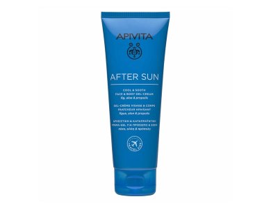 Apivita Bee Sun Safe After Sun Travel Size Δροσιστική & Καταπραϋντική Κρέμα-Gel Για Πρόσωπο & Σώμα, 100ml