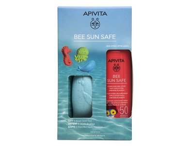 Apivita Bee Sun Safe Promo Pack με Hydra Sun Kids Lotion SPF50 Ενυδατική Αντηλιακή Λοσιόν για Παιδιά, 200ml & Δώρο 3 Παιχνίδια Άμμου Παραλίας, 1σετ