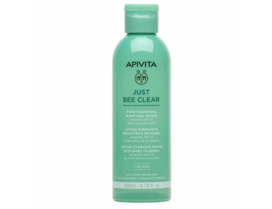 Apivita Just Bee Clear Purifying Lotion Λοσιόν Σύσφιξης Πόρων, 200ml