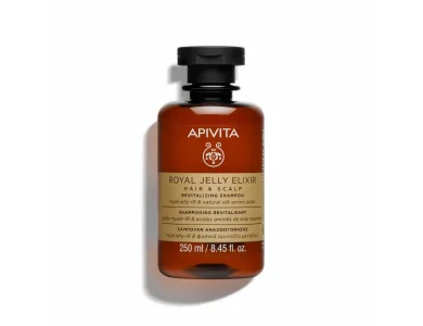 Apivita Royal Jelly Elixir Hair & Scalp Revitalizing Shampoo, Σαμπουάν Αναζωογόνησης για Μαλλιά & Τριχωτό 250ml
