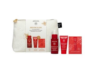 Apivita Promo Beevine Elixir Routine Ορός Ενεργοποίησης Σύσφιξης & Lifting, 30ml, Αντιρυτιδική Κρέμα για Σύσφιξη & Lifting Ελαφριάς Υφής, 15ml & Δώρο Αντιρυτιδική Κρέμα Ματιών & Χειλιών, 1,5ml, 1σετ