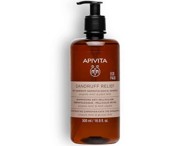 Apivita Eco Pack Dandruff Relief Σαμπουάν Κατά της Λιπαρής Πιτυρίδας, 250ml