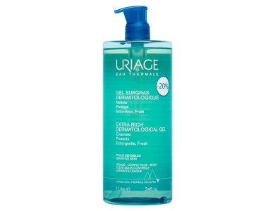Uriage Promo -20% Extra-Rich Dermatological, Τζελ Καθαρισμού Προσώπου, 1L